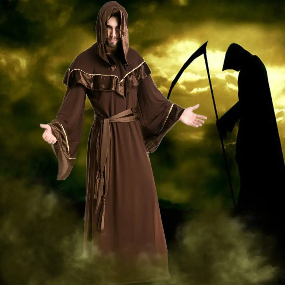 Adult Vampire Wizard Costume - Halloween Masquerade Outfit
