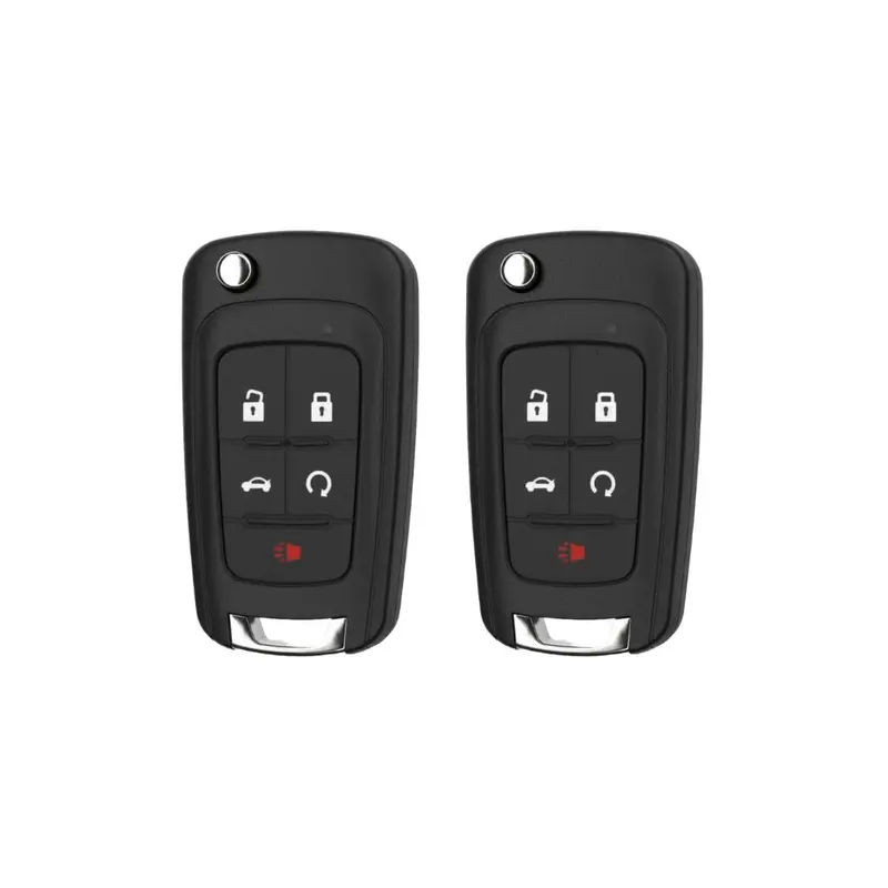 FOBIKO Flip Remote Key For GM (13504199, 13504204) - With Free Aftermarket Blade