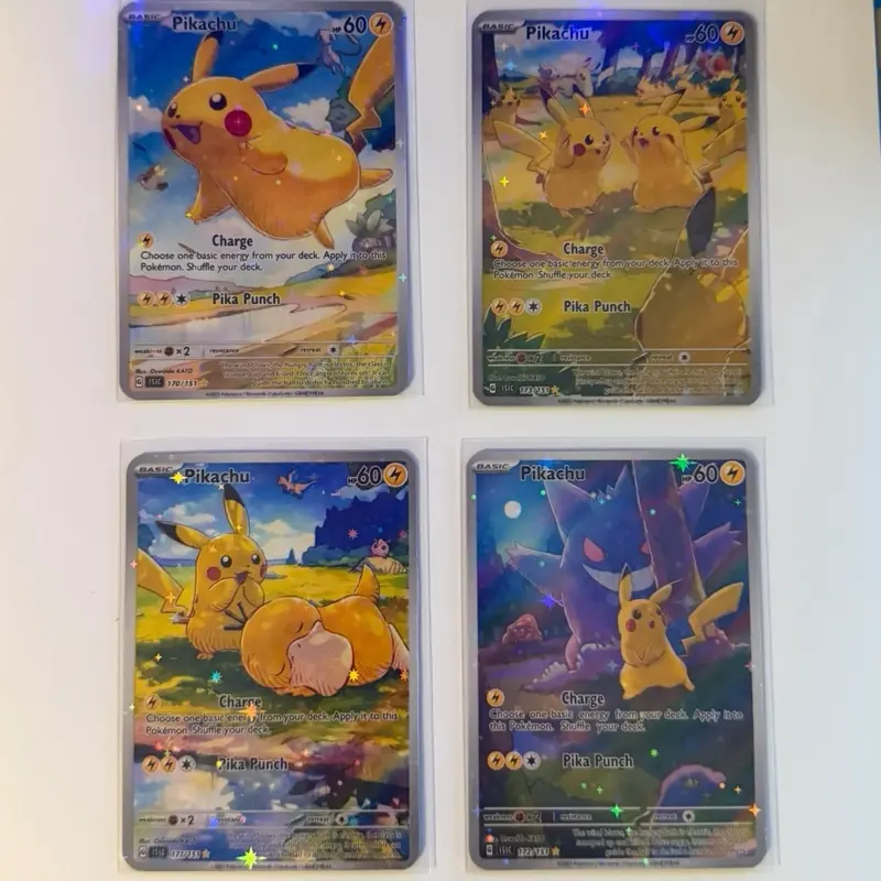 pokemon 151 pikachu card Snom AR 073/071 Wild Force and Cyber Judge main image 0