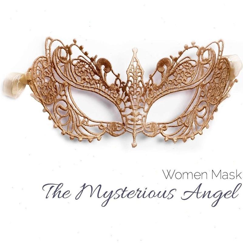 3 Pack Masquerade Masks - Black Lace Mask with Detailed Floral Designs, Golden - Embellished Mask with Fancy Patterns and Black Mask for A Timeless Look - Perfect for Masquerade Parties, Halloween, Carnival and Themed Celebrations