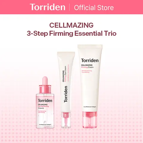 [Torriden Official] CELLMAZING 3-Step Firming Essential Trio | Essential steps for firming care with Pore Perfecting Ampoule + Firming Eye Cream + Firming Cream
