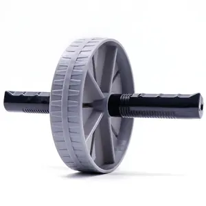 Workout AB Roller Wheel Non-slip Abdominal Roller No Noise Abdominal Trainer Abdominal Exerciser for Home Gym Strength Workouts