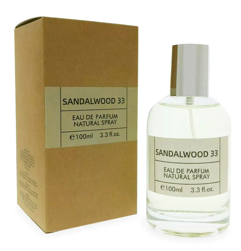 Sandal Wood 33 Spray Perfume Eau de Parfum for Men & Women (100ml/3.3fl.oz) - Unisex Fragrance