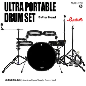 Beatello-Ultra Portable Drum Set| 1.5" Thin Shells