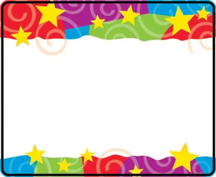 Inc. Stars N Swirls Name Tags
