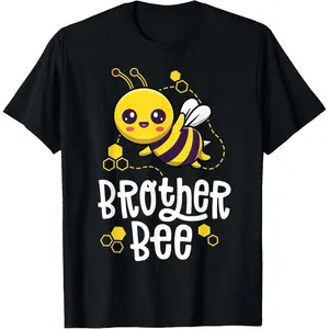 100%cotton Family Bee Shirts Brother Bro First Bee Day Outfit Birthday T-Shirt Top Casual tshirt business