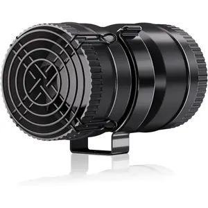 Boat Blower Fan 3 Inch, 12V Inline Boat Blower Motor Fan, 10000RPM, New Upgraded 7-Blade Engine Blower 130CFM, Durable Marine Bilge Blower, Perfect for Yacht, Caravan, Engine Ventilation