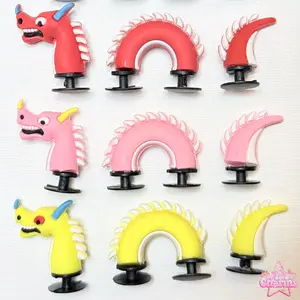 3D Pop up Croc Accessory - Dragon/Snake/Gator Shoe Charms - Footwear