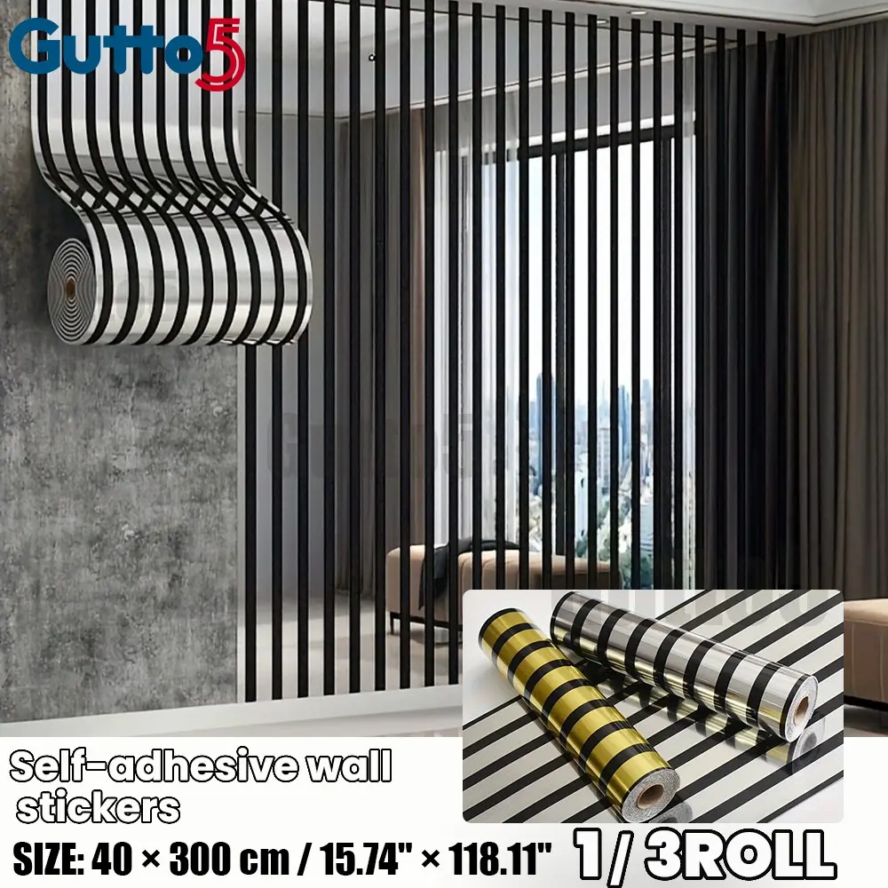 Self-Adhesive 3D Metal Texture Wall Panel Set, Thickened 3D Metallic Wallpaper, Easy Peel & Stick Easy Installation Home Decor Interior Backdrop for Bedroom and Living Room