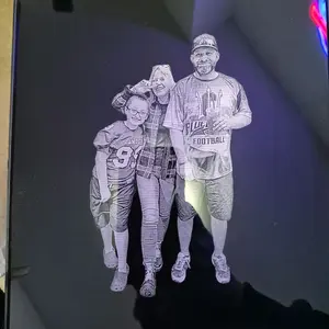 8x10 customized laser engraved pictures