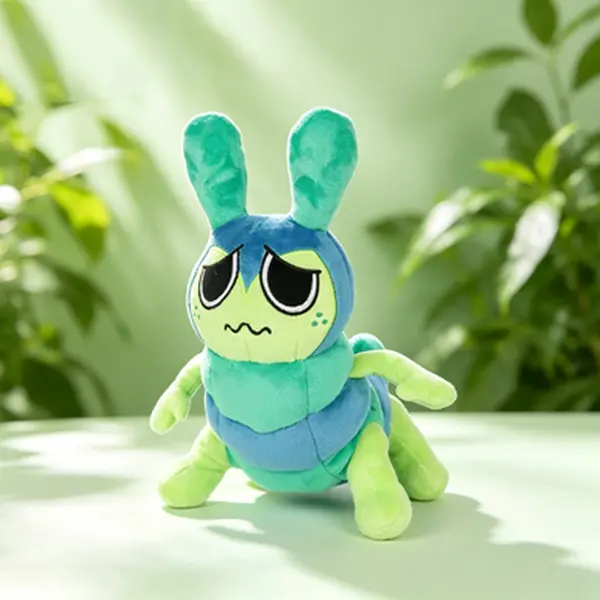 Cute Ugly Weird Plush Toy Set Funny Fantasy Garden Insect Flower and Fruit Stuffed Animal Dolls Soft Room Decor Unique Creative Gift `