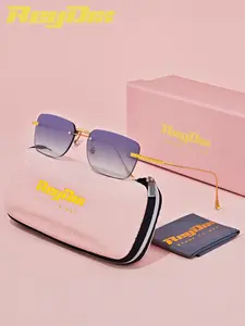 1 Piece Reydix Unisex Square Frameless Sunglasses Exceptional quality UV400
