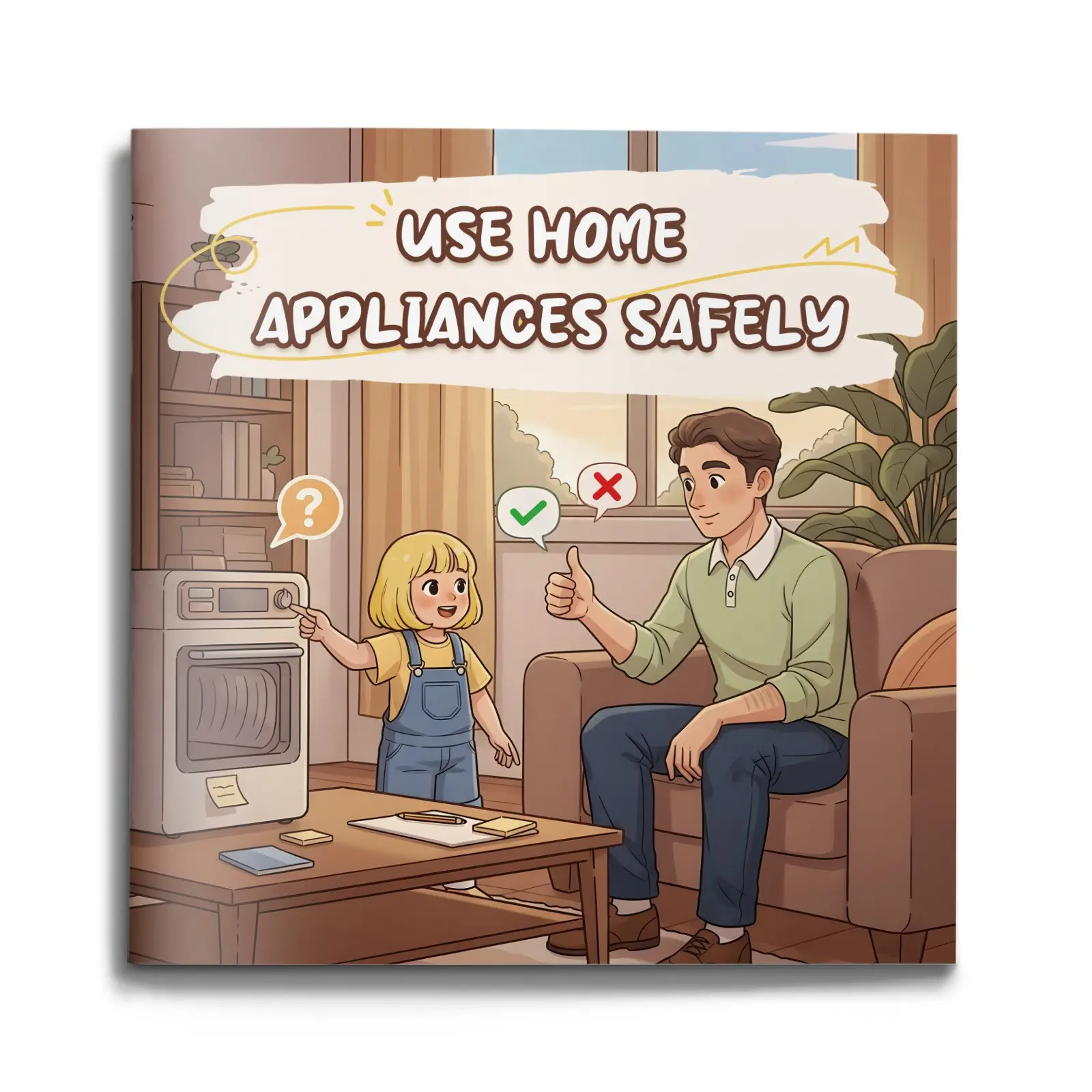 Kids’ Safety Skills Storybook Set Teach: Stranger Danger, Body Boundaries, Food Safety & Home Safety