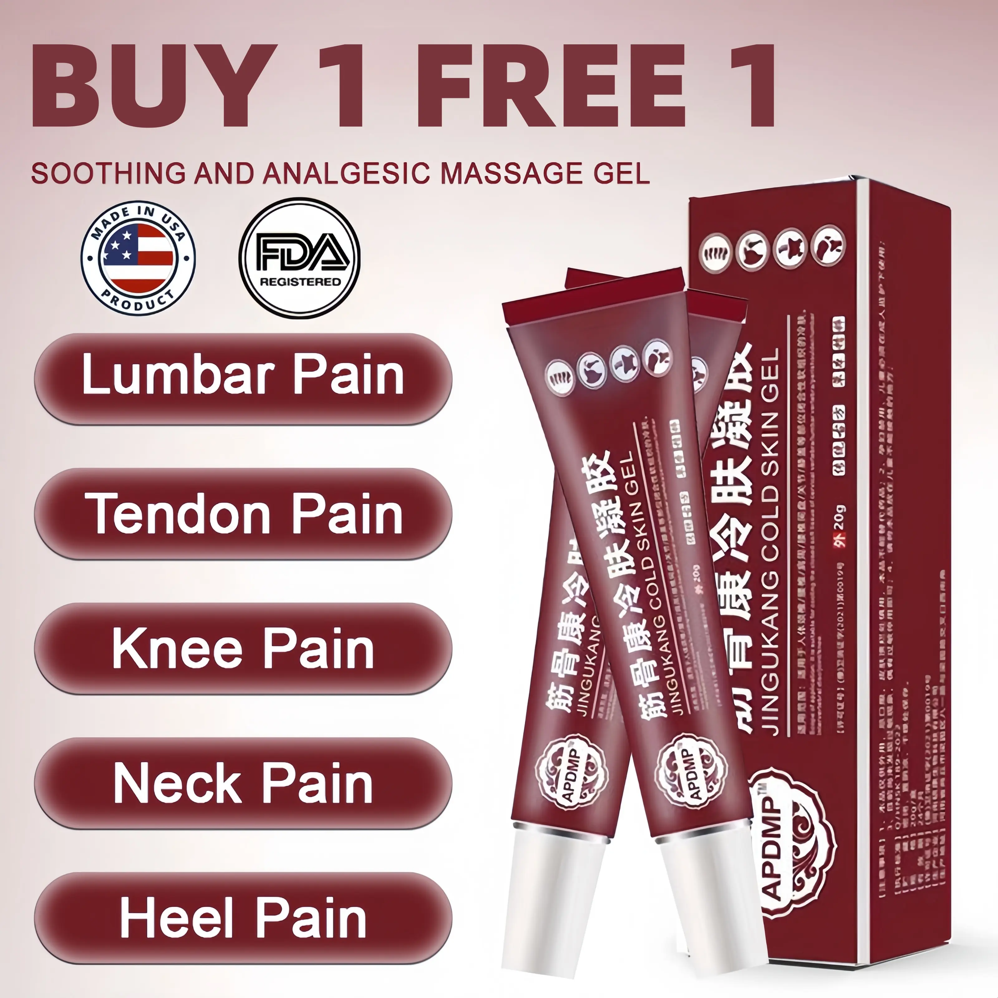 Muscle & Bone Care Gel - Hot & Cold Therapy for Back Knee Shoulder & Ankle Pain Relief Soothes Stiffness Reduces Swelling Restores Mobility Healthcare Solution Relaxing