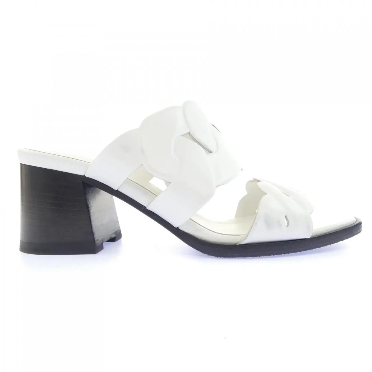 Pre-owned HERMÈS Lambskin Small Leather Goods Hermes Gaby Nappa Sandals