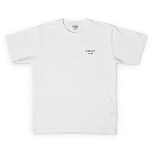 Sunday in Rome White Classic Crew Tee