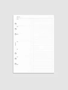 Weekly Checklist Planner Inserts