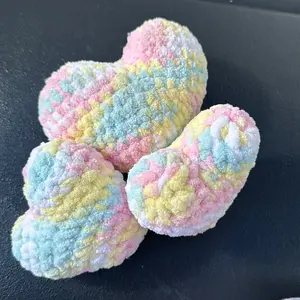 Crochet hearts