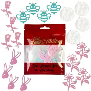 Tanning Sticker Sun Kissed Set | Version Four 5 Unique Pieces