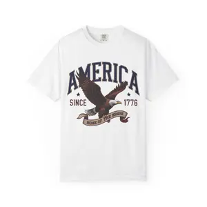 America Eagle graphic T-shirt | Patriotic 1776 bald eagle design