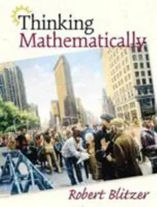 USED-Thinking Mathematically by Robert Blitzer (Hardcover)
