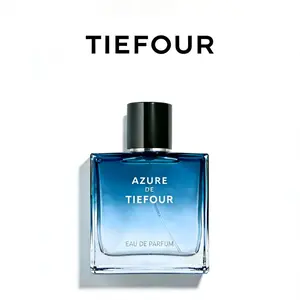 【Blue Strom】 Azure De Tiefour Eau de Parfum Unisex 99ml Bold Aquatic Fragrance with Lemon Jasmine & Amber for Men and Women Luxury Gift