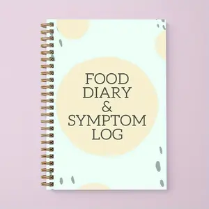 1 Pc Food Diary and Symptom Log: Light Green Daily Food Intake Journal, Symptom Tracker (100 Pages, A5)