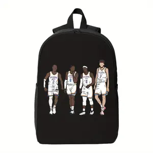 Large Capacity Anime Backpack - Expandable School & Travel Backpack with Basketball Player Design, Heavy-Duty Bookbag for College, Sports Fans - Spacious Interior for Books, Laptop, Water Bottle - Durable Backpack for Teens & Adults, Backpack for School,