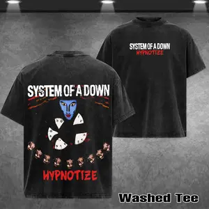 Vintage Hypnotize T-Shirt – System of a Down T-shirt , Style System of a Down T-shirt & Hoodie , Rock Music Lover T-Shirt , Vintage Band Shirts  Fabric Fit Top , Top Men's and Women's Clothing
