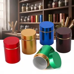 Multi-Purpose Airtight Food Storage Containers, Kitchen Spice Jars & Tea Canisters, Moisture-Proof Dry Goods Organizers, Portable Household Sealed Keep Fresh Boxes for Coffee, Snacks, and Pantry Organization, Kitchen Accessories