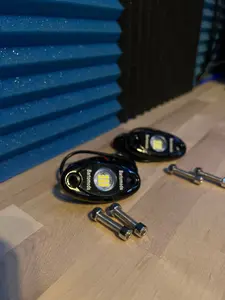 9LED pure white rock light