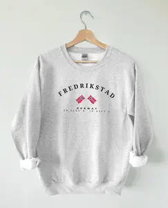 Fredrikstad Sweatshirt, Norway, Fredrikstad Norway, Norwegian, Norsk, perfect gift, Nordic Style, Fredrikstad shirt, Norway shirt, Crewneck