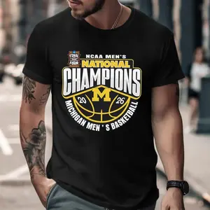 Michigan won the 2026 Men’s Basketball National Champions T Shirt