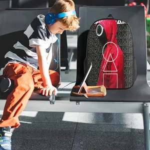 SQUID GAME 2025 BATTLE BACKPACK: 24H Stormproof Armor for Campus & Wilderness | TikTok's #1 Bulletproof Trend⚡ (Gift-Ready!) Durable