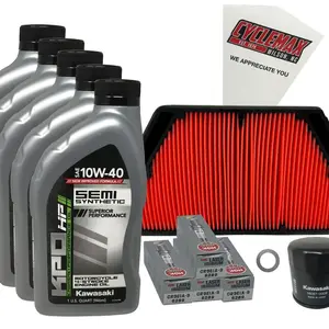 Cyclemax Semi-Synthetic Tune Up Kit wPlugs fits 2012-2023 Kawasaki Ninja ZX-14R