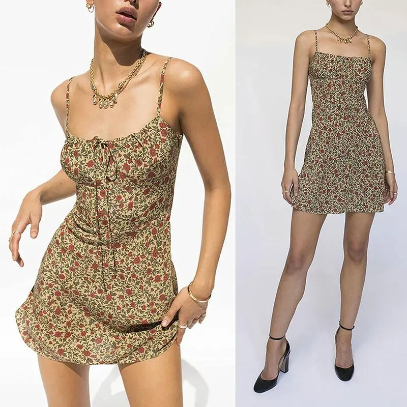 Tanming Women's Floral Dress Low-Cut Square Neck Spaghetti Strap Tie Bodycorn 90s Y2k Sun Dresses Casual Wear Women's Slip Summer Dress with Adjustable Straps & Elastic Neckline - TikTok Shop Tanming Women's Floral Dress Low-Cut Square Neck Spaghetti Strap Tie Bodycorn 90s Y2k Sun Dresses Casual Wear Women's Slip Summer Dress with Adjustable Straps & Elastic Neckline - TikTok Shop