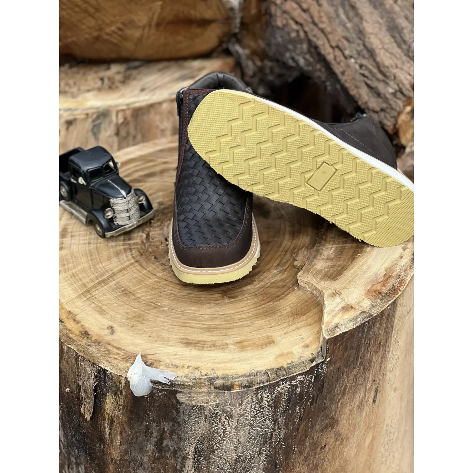 Men Shoes Artesanal Brown Italy