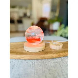 Wooden Crystal Sphere Holders