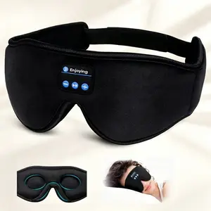 Premium BT-Faah Sleep Mask, Wireless Eye Mask, Breathable & Washable, Integrated Speakers & Mic, Ideal for Music Fans & Light Sleepers, Noise Reduction, Sleeping Mask