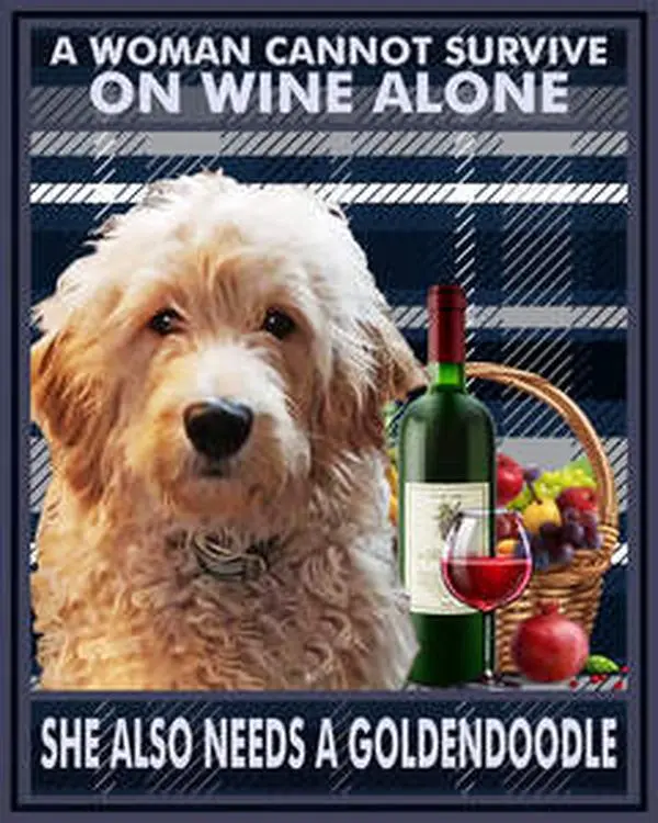 Golden Doodle Fun Print