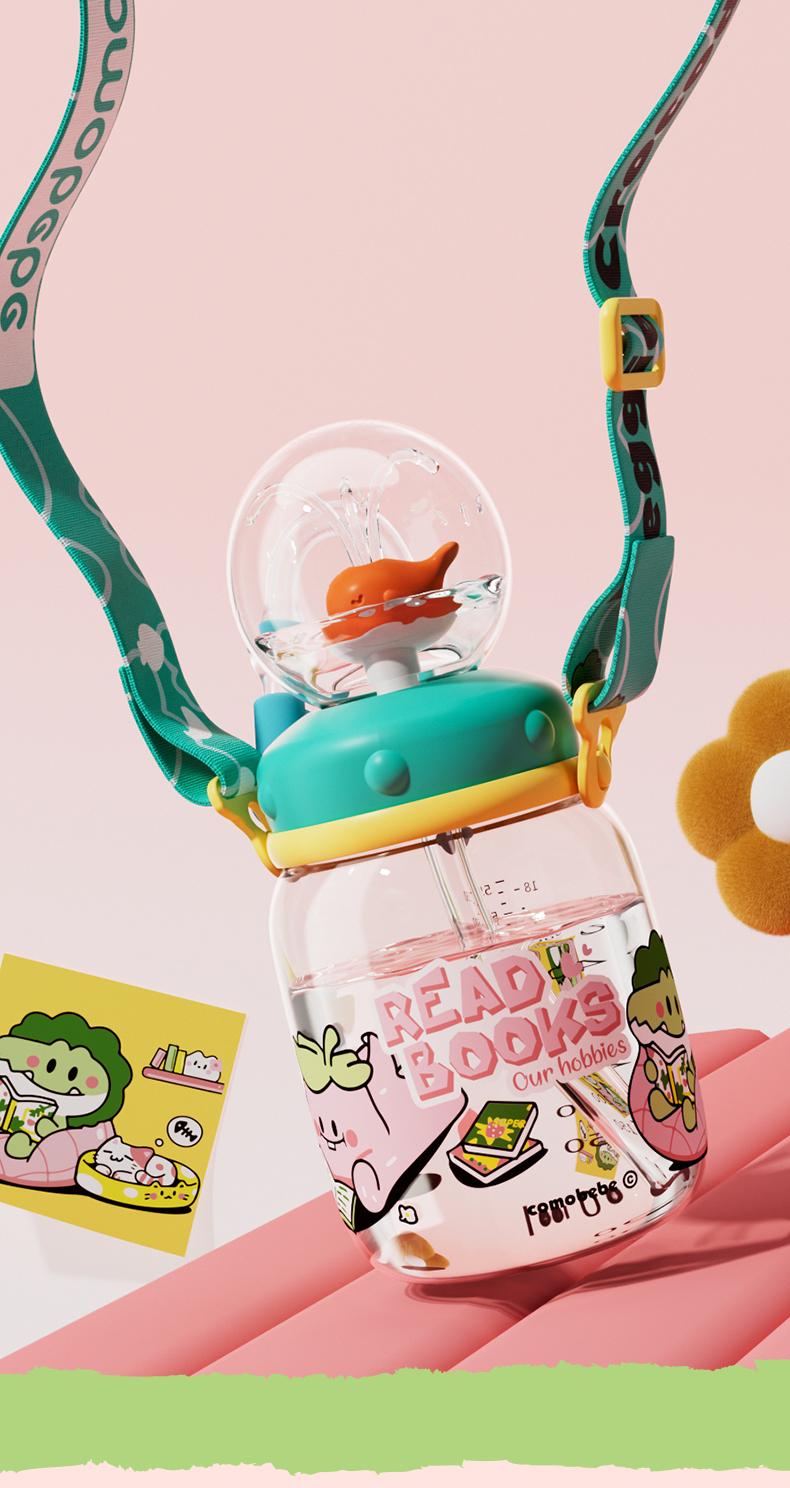 【COMOBEBE】18oz Tritan Sippy Cup – Whale Spray Design, BPA-Free, Spill-Proof, Dishwasher Safe, Fun for everyone Bottle Drinkware 【COMOBEBE】18oz Tritan Sippy Cup – Whale Spray Design, BPA-Free, Spill-Proof, Dishwasher Safe, Fun for everyone Bottle Drinkware