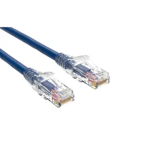 Blue Ethernet Crossover RJ-45 Cat6A Internet Cable 7ft 28AWG Network LAN Patch