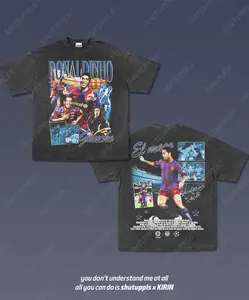 Ronaldinho 1.11 T-Shirt, Unisex Tshirt, Graphic Tees, Gothic Grunge Y2k Emo Scene Amity Affliction Style Clothes Women Streetwear