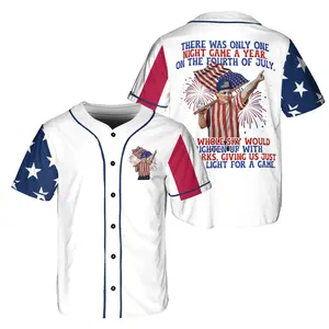 The Sandlot Merica 4th of July Jersey Sandlot Movie Jersey Independence Day Baseball Jersey Fourth of July Patriotic Design