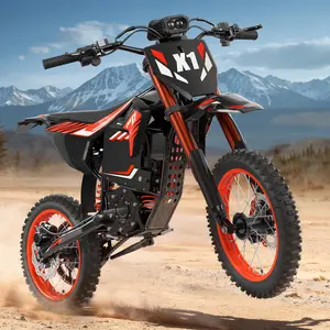 Qronge Electric Bike -3500W Peak Power Mid-Drive,48V23Ah Long-Range Battery, 60 mi Range, All-Terrain Adventure Ebike for Adults
