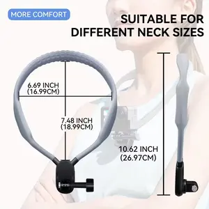 Neck Mount Kit Includes Phone Clip & First-Person View Lanyard Compatible with DJI Action 3/4, Insta360, Action Cameras, and Smartphones (2-in-1 Design); Screw-Secured for Greater Stability than Magnetic Mounts