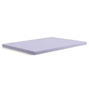 Lucid 3" Lavender and Gel Memory Foam Mattressopper - Queen