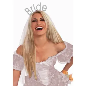 Glitter Bride Headband