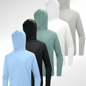 5Pack Men's Athletic Hoodies Long Sleeve Fishing Shirts for Men  Sun Protection Shirts Lightweight Rash Guards dealsforyoudays Outdoor Wear Casual Activewear