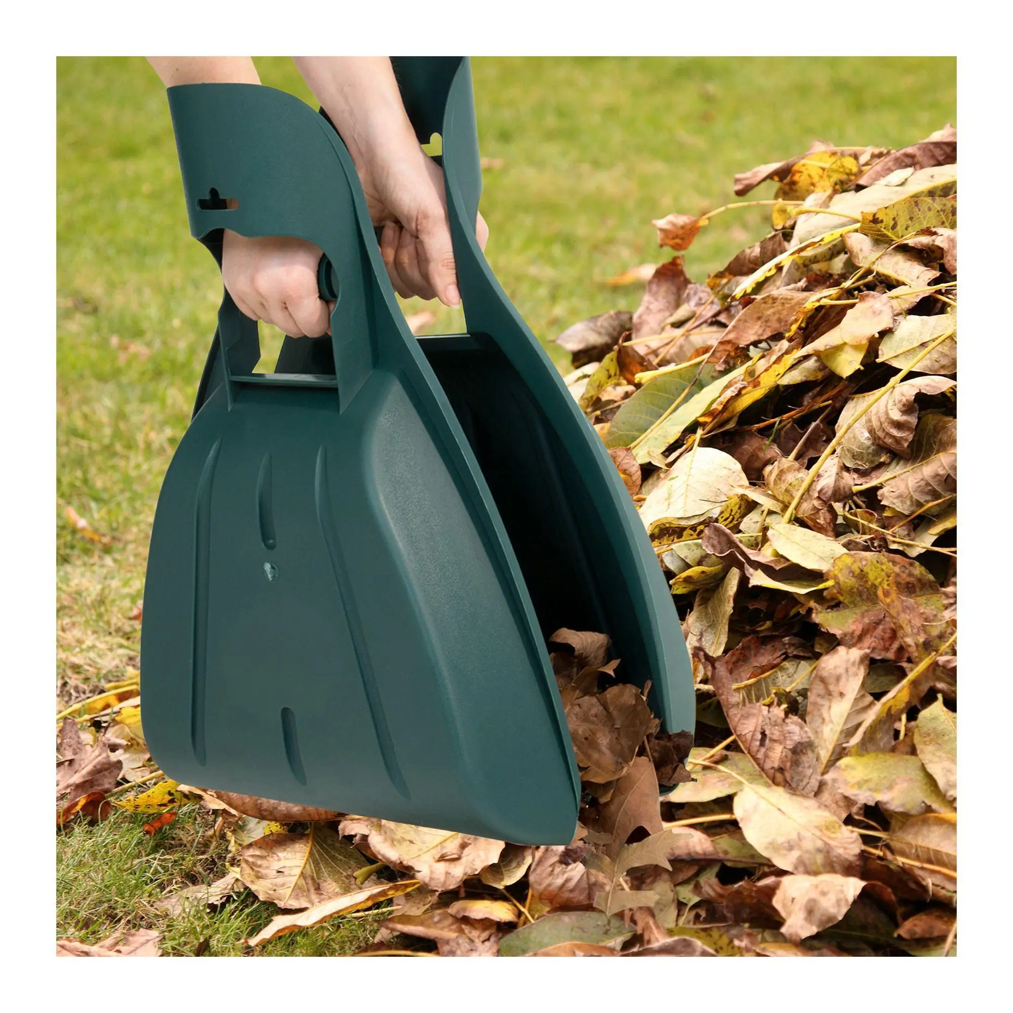 Pure Garden Leaf Scoops Hand Rakes Grabber Tool